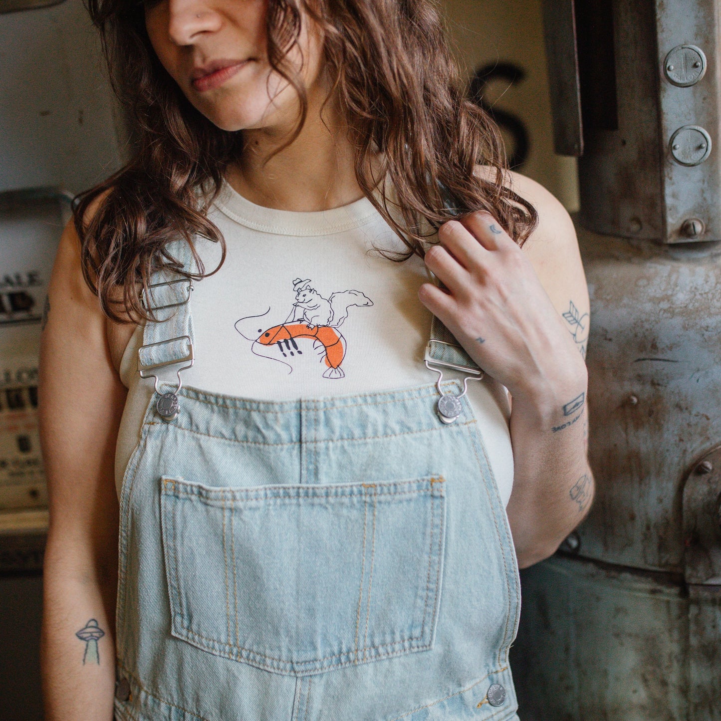 Denim Overall Shorts - Lightwash - Intrigue Ink Visit Bozeman, Unique Shopping Boutique in Montana, Work from Home Clothes for Women
