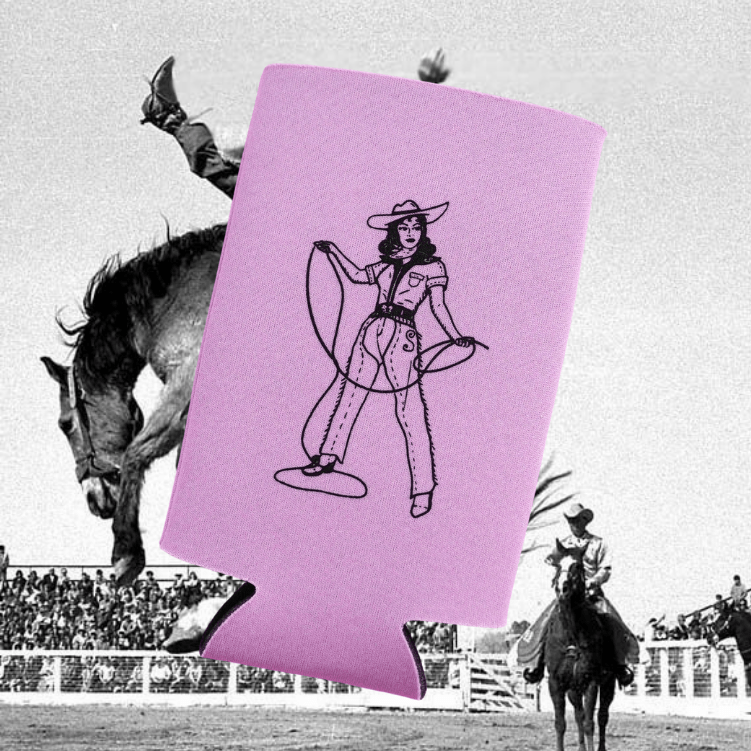 Lady Gang Saloon Bachelorette Koozies - Intrigue Ink Visit Bozeman, Unique Shopping Boutique in Montana, Work from Home Clothes for Women