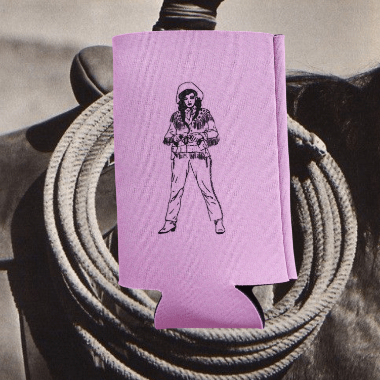 Lady Gang Saloon Bachelorette Koozies - Intrigue Ink Visit Bozeman, Unique Shopping Boutique in Montana, Work from Home Clothes for Women