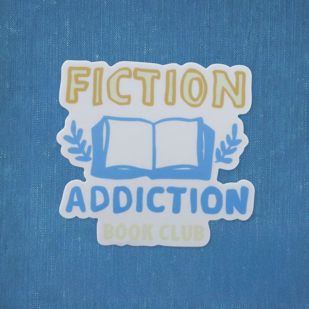 "Fiction Addiction" Sticker - Intrigue Ink Visit Bozeman, Unique Shopping Boutique in Montana, Work from Home Clothes for Women