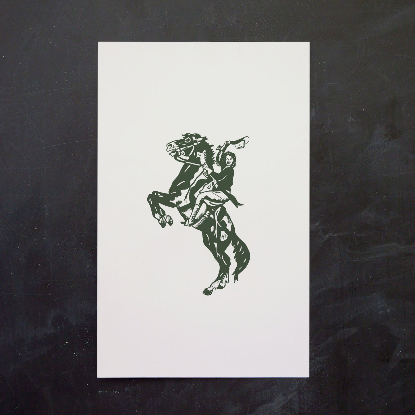 "Bucking Gal" Poster