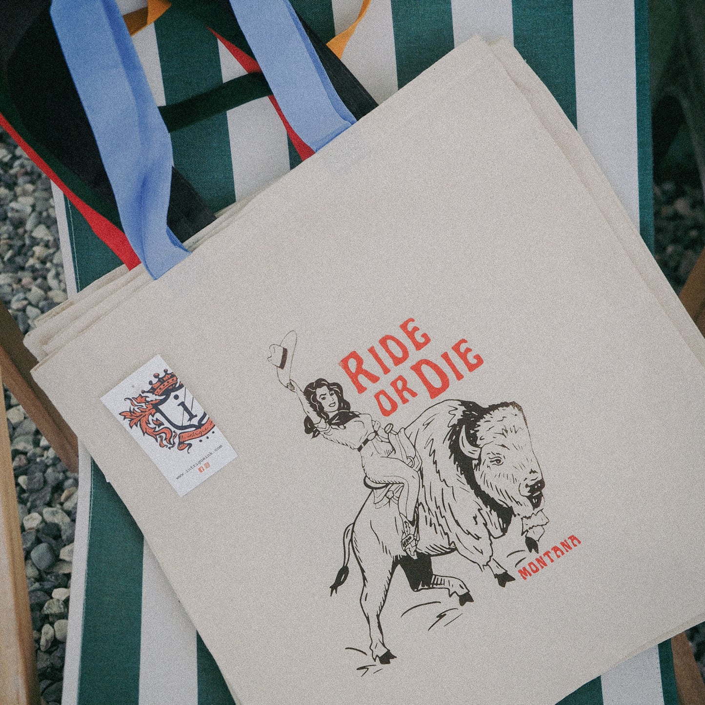 Ride or Die Canvas Tote