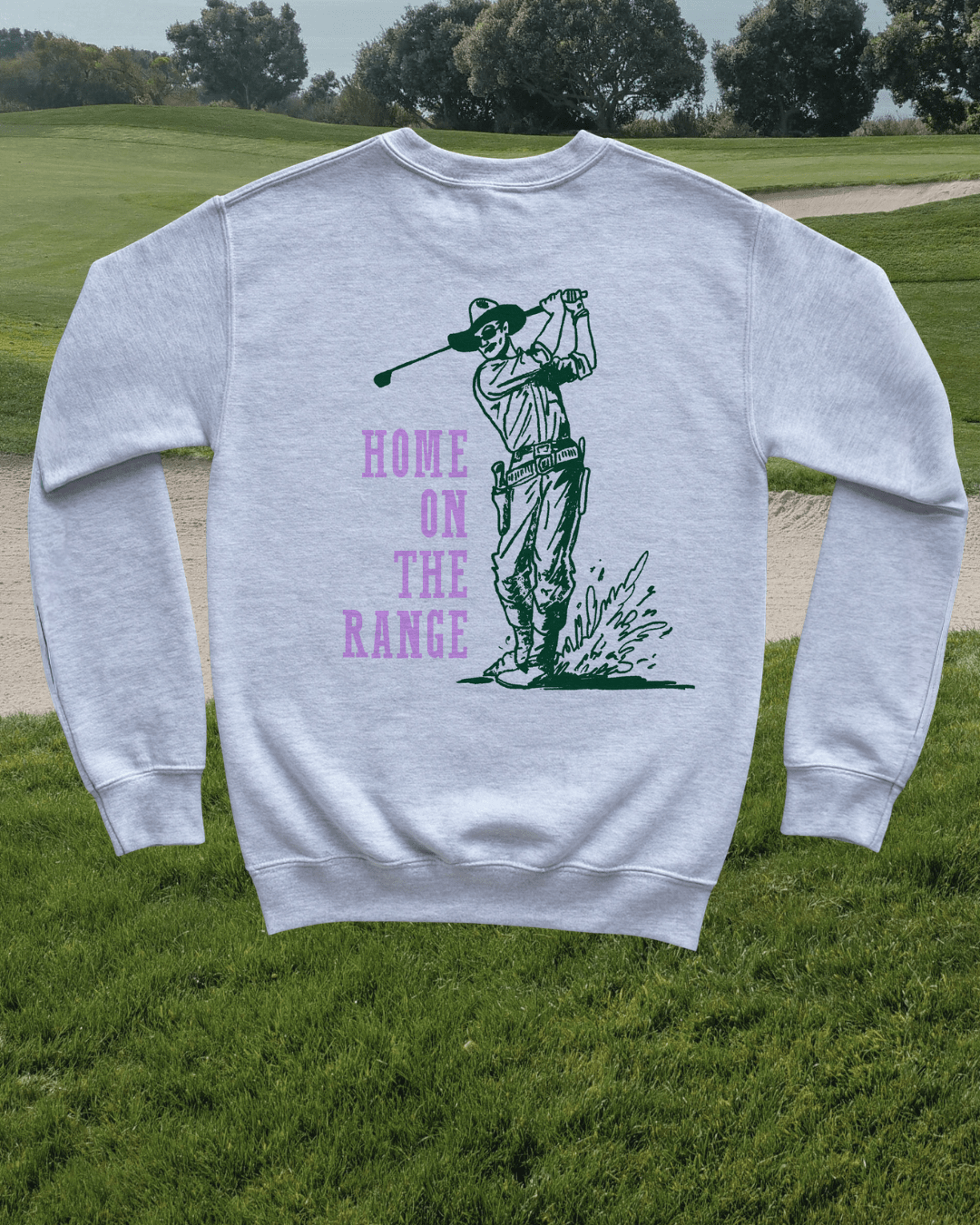 "Home on The Range" Grey Pullover - Intrigue Ink Visit Bozeman, Unique Shopping Boutique in Montana, Work from Home Clothes for Women