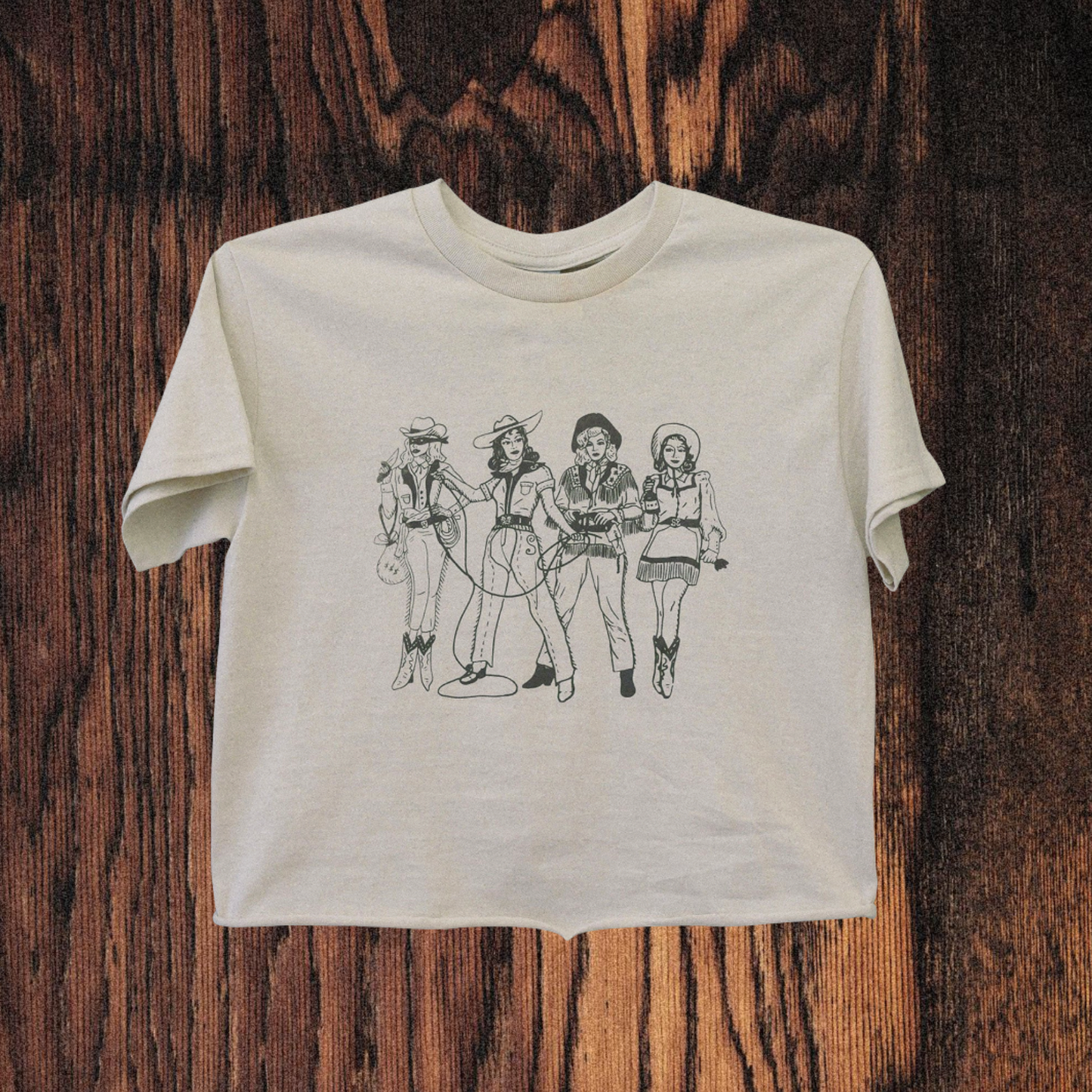 Lady Gang Natural Crew Shirt