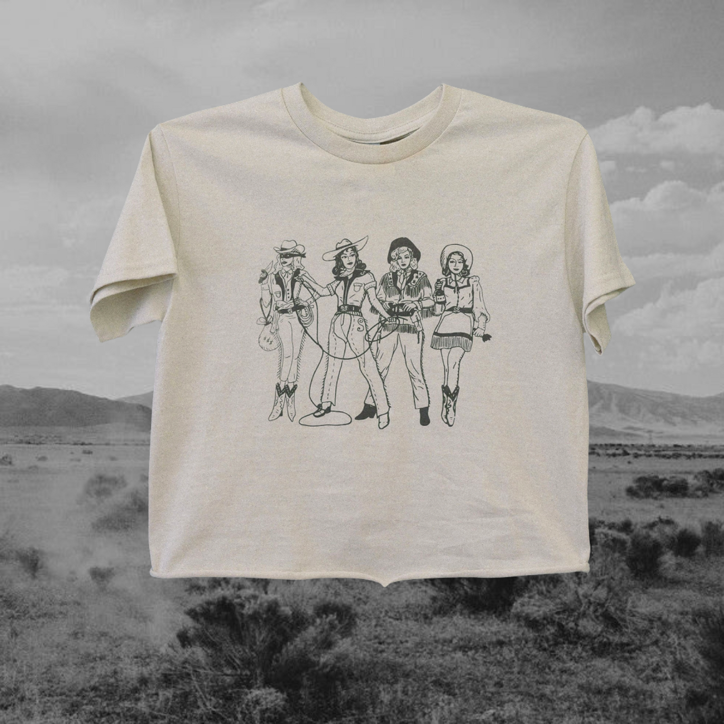 Lady Gang Natural Crew Shirt
