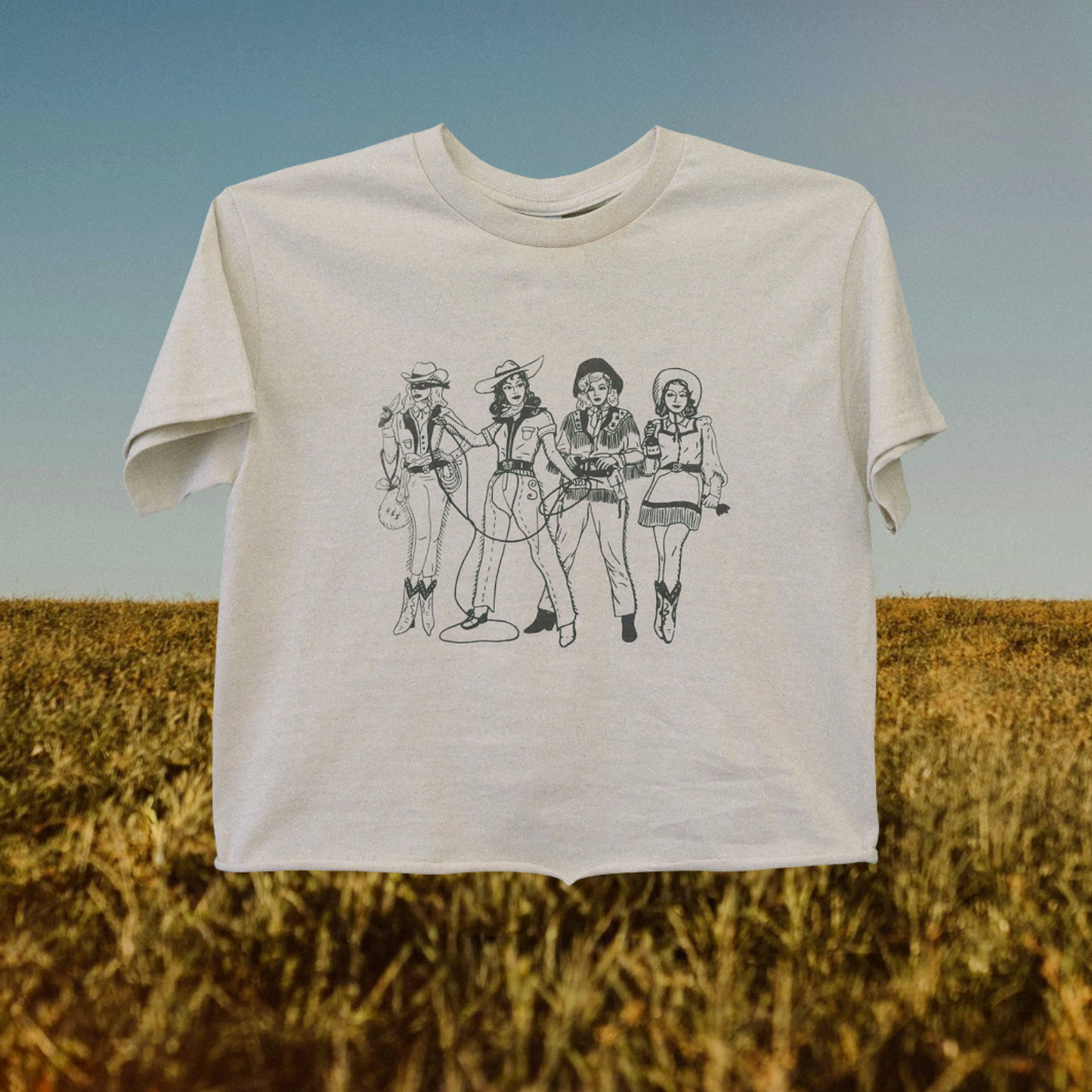 Lady Gang Natural Crew Shirt