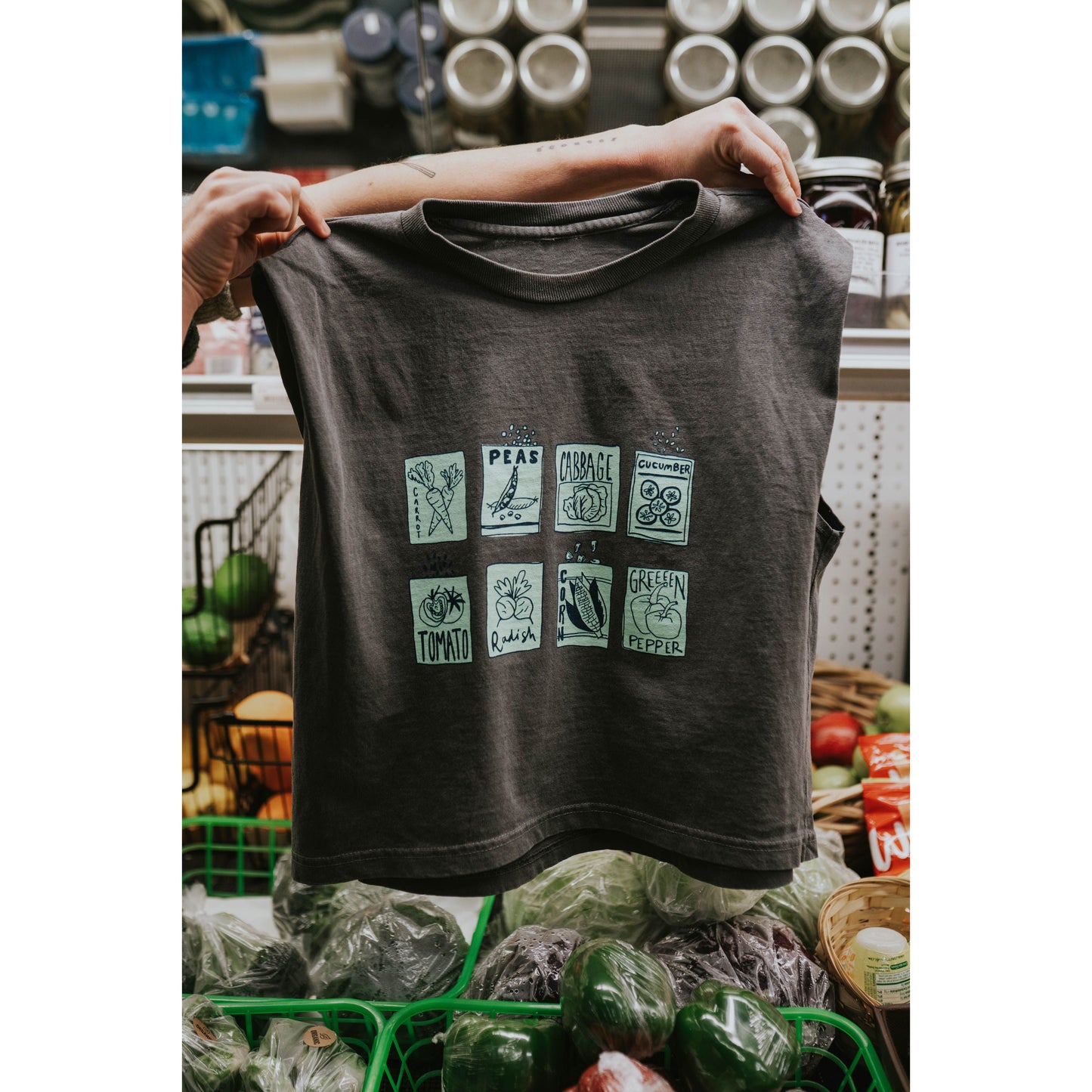"Seed Packet" Muscle Tank - Intrigue Ink Visit Bozeman, Unique Shopping Boutique in Montana, Work from Home Clothes for Women