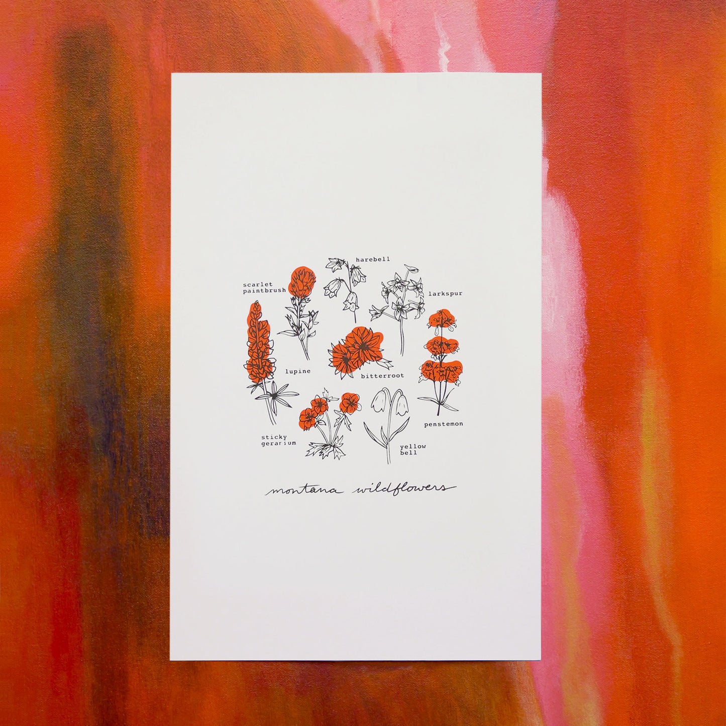 "Montana Wildflower" Poster