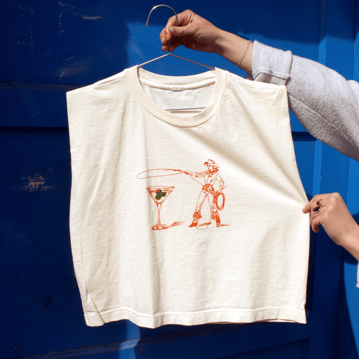 "Montana Martini" Muscle Tank - Intrigue Ink Visit Bozeman, Unique Shopping Boutique in Montana, Work from Home Clothes for Women