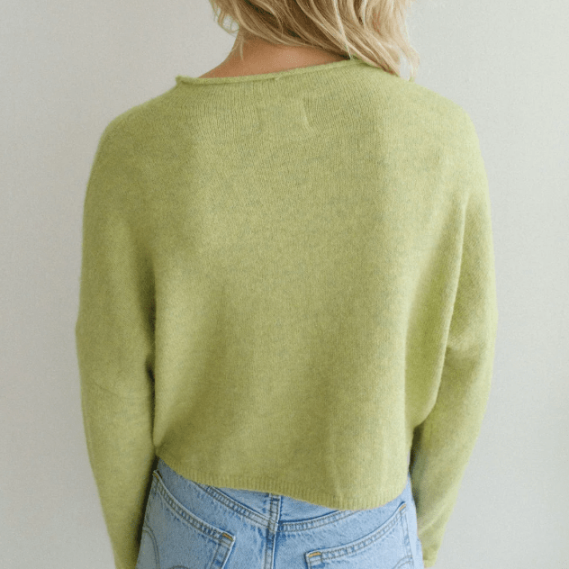 Button Up Cardigan - Lemongrass - Intrigue Ink Visit Bozeman, Unique Shopping Boutique in Montana, Work from Home Clothes for Women