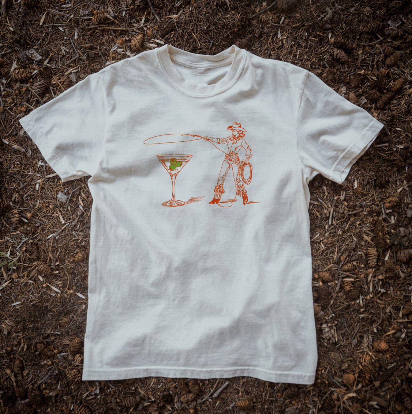 "Montana Martini" Tee - Intrigue Ink Visit Bozeman, Unique Shopping Boutique in Montana, Work from Home Clothes for Women