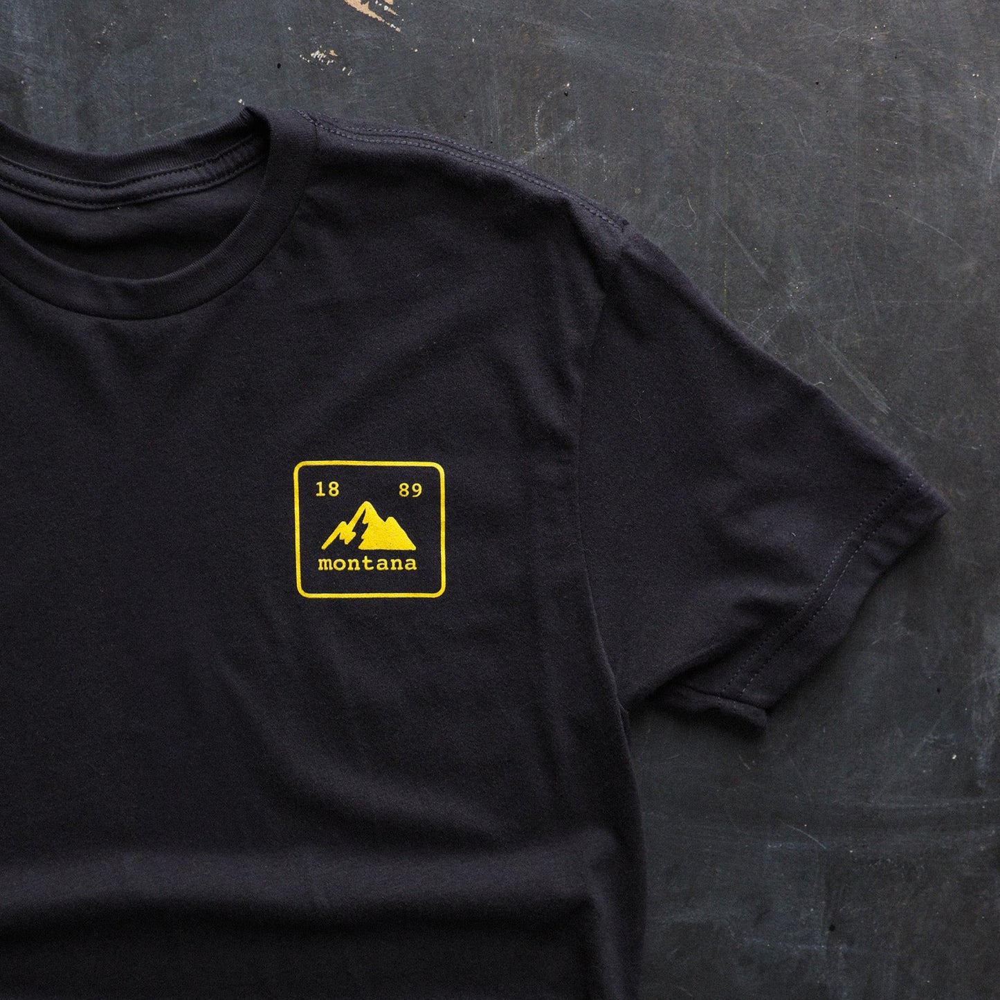 "Montana State Badge" Tee - Intrigue Ink Visit Bozeman, Unique Shopping Boutique in Montana, Work from Home Clothes for Women