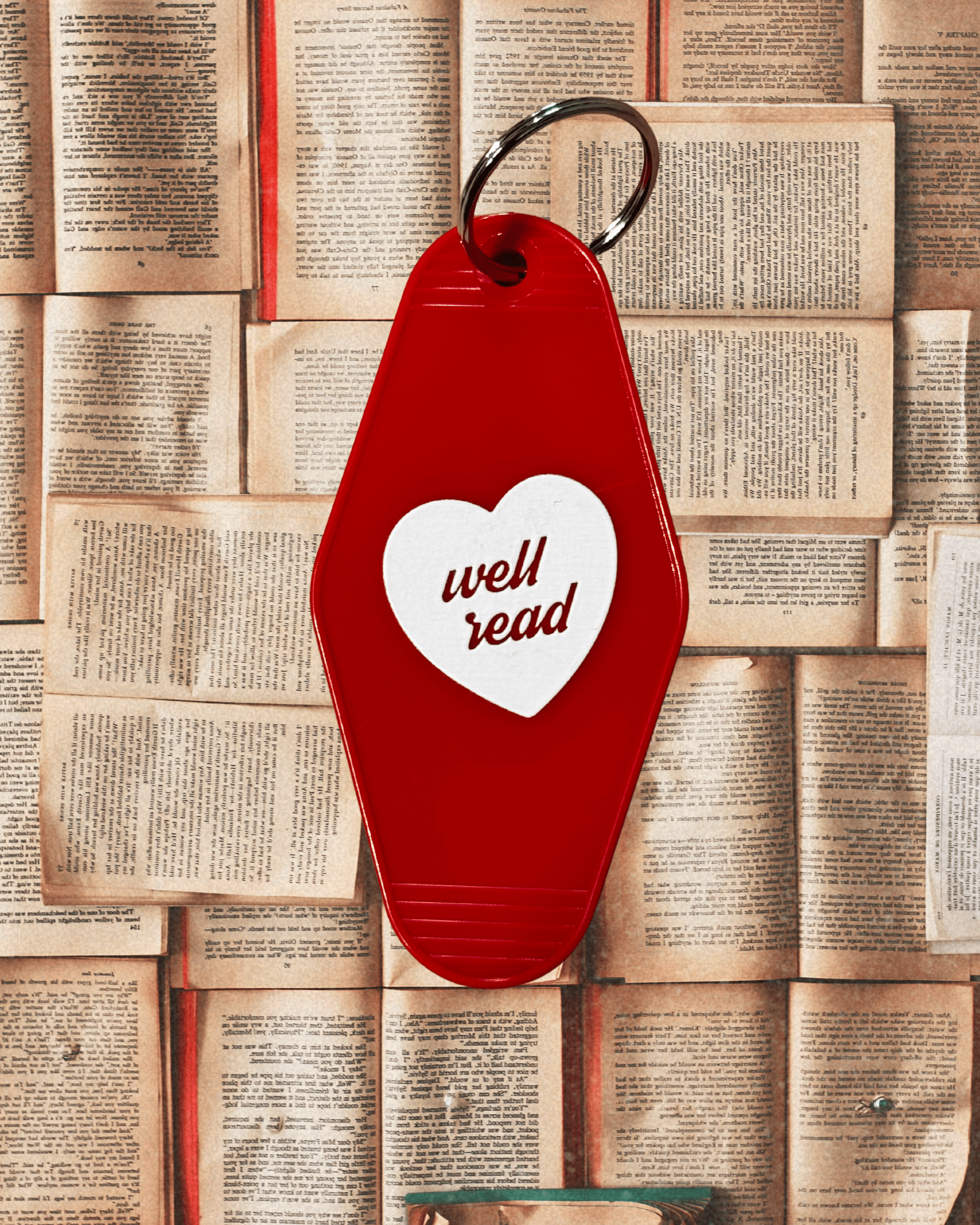 "Well Read" Keychain - Intrigue Ink Visit Bozeman, Unique Shopping Boutique in Montana, Work from Home Clothes for Women