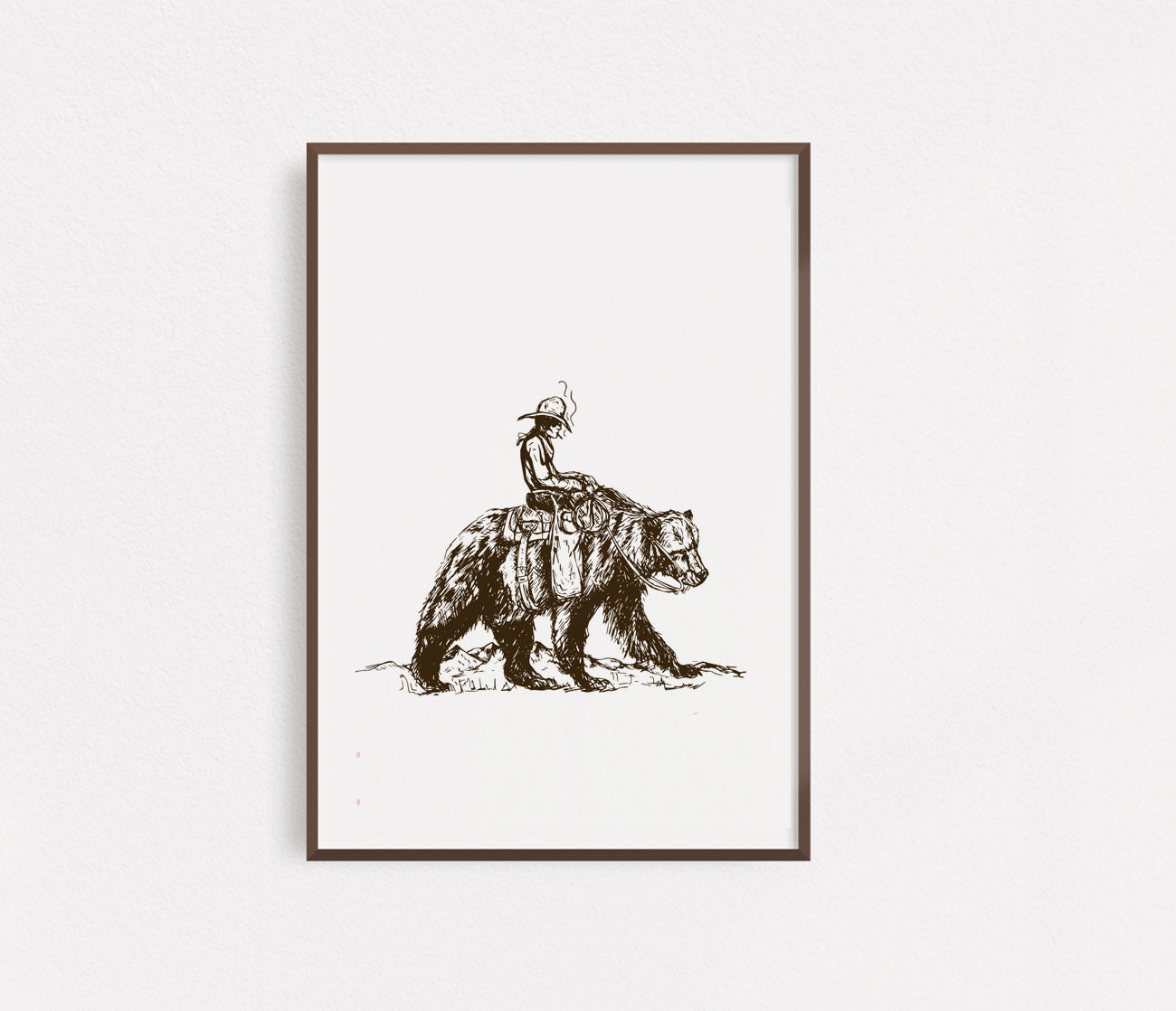 "Bear Back" Poster - Intrigue Ink Visit Bozeman, Unique Shopping Boutique in Montana, Work from Home Clothes for Women