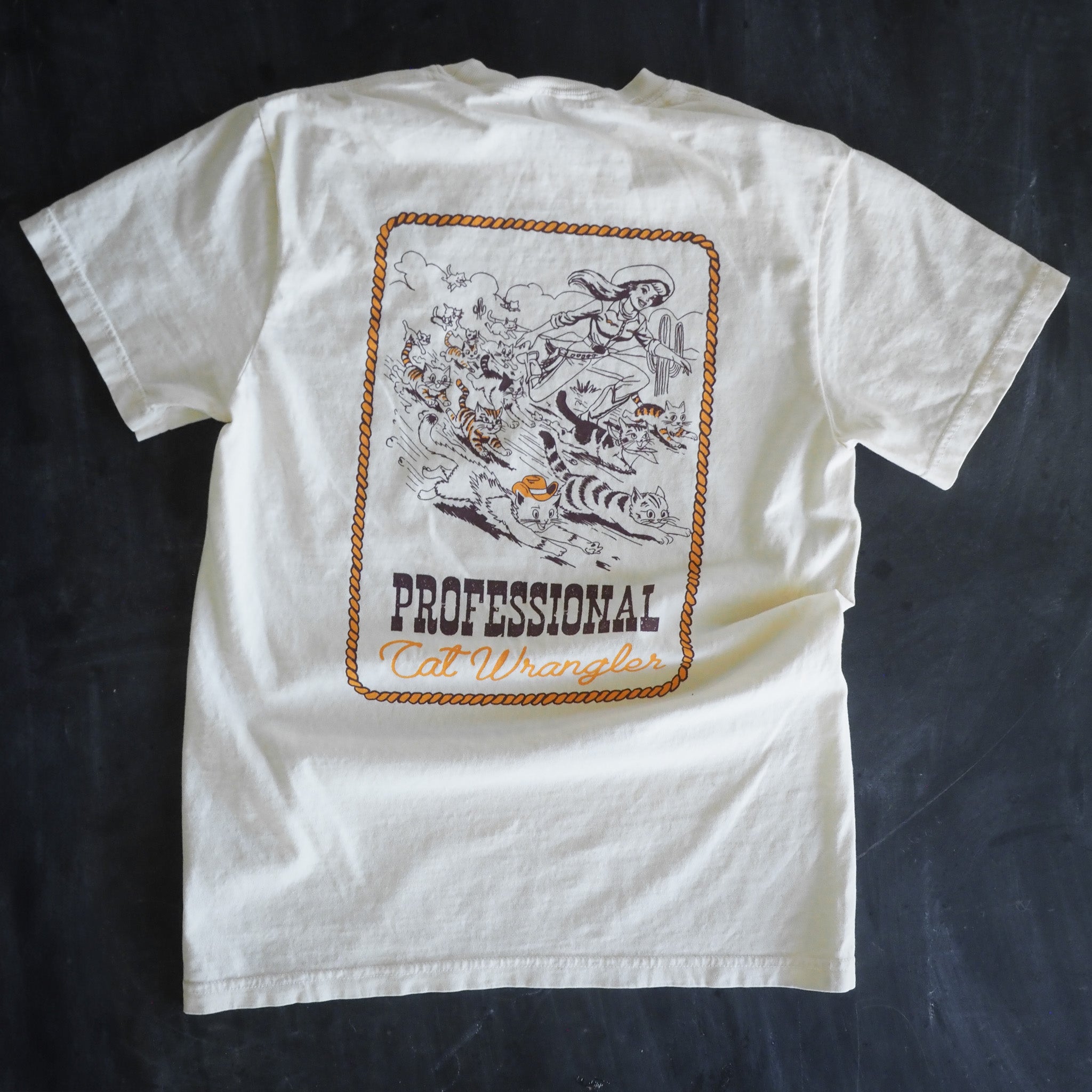 "Cat Wrangler" Tee