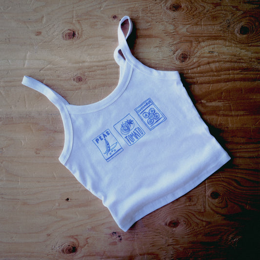 "Seed Packet" Strap Tank - Intrigue Ink Visit Bozeman, Unique Shopping Boutique in Montana, Work from Home Clothes for Women