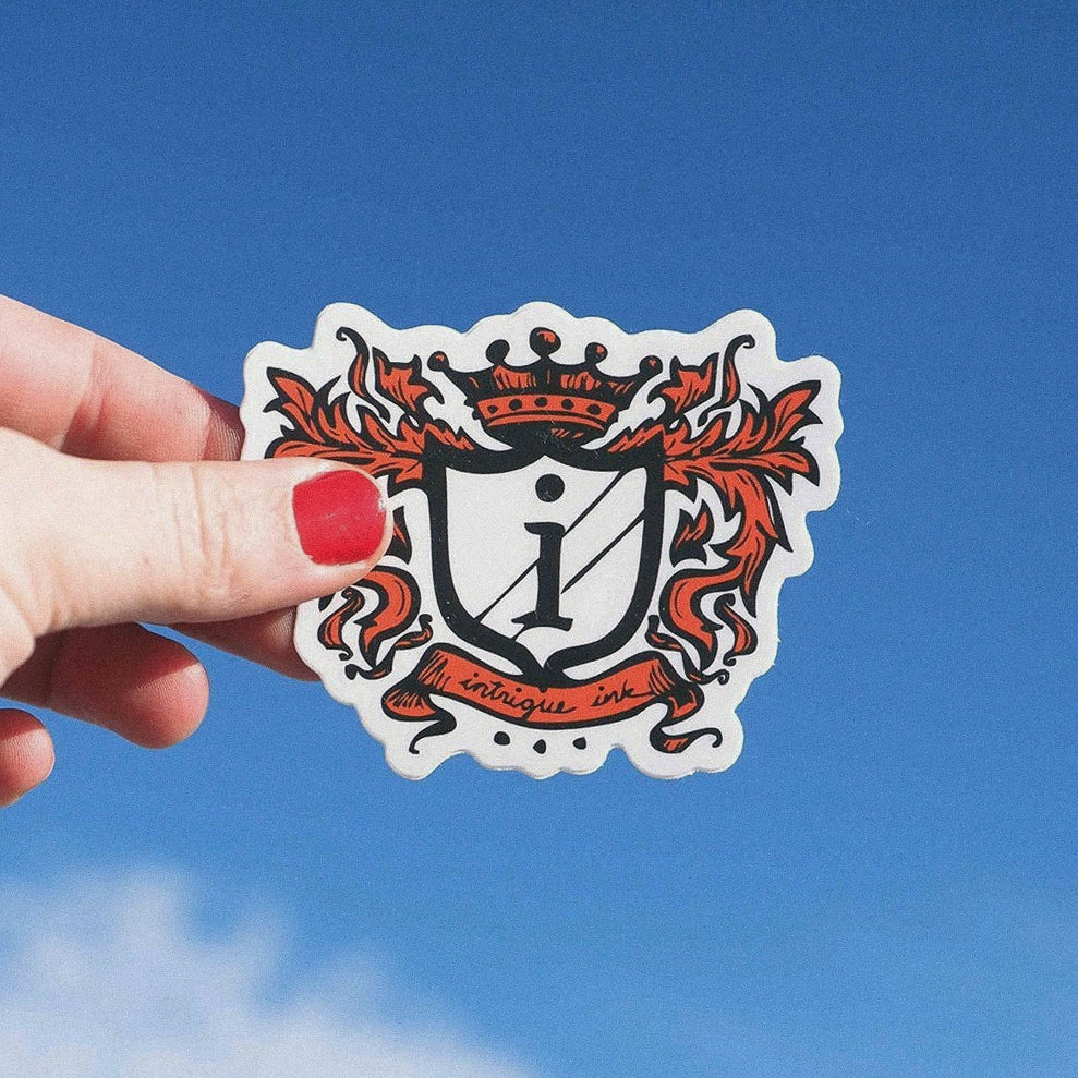 "Intrigue Ink Logo" Sticker