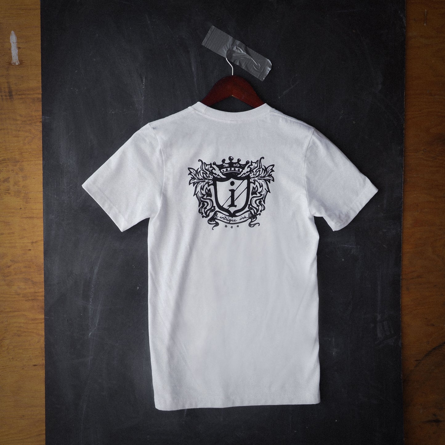 "Intrigue Ink" Tee in White