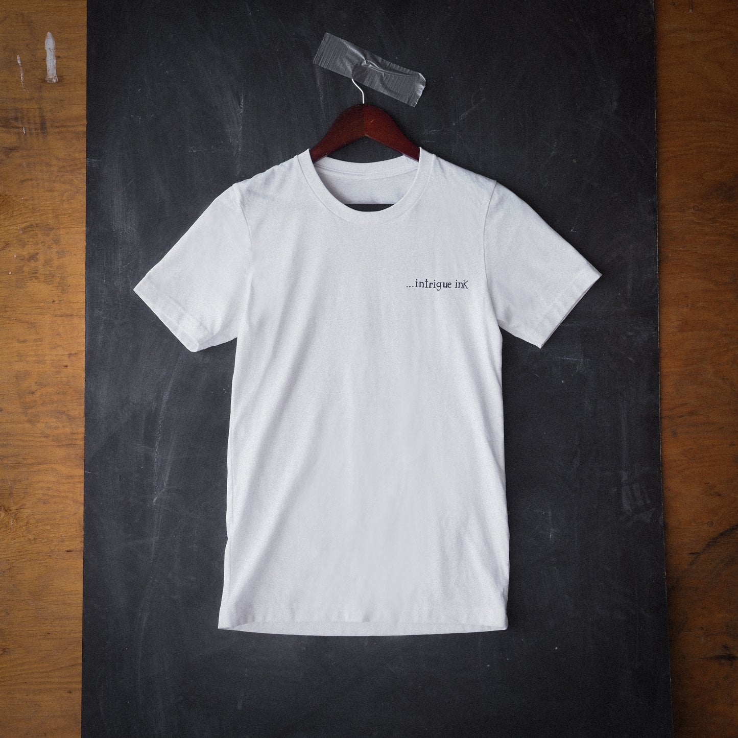 "Intrigue Ink" Tee in White