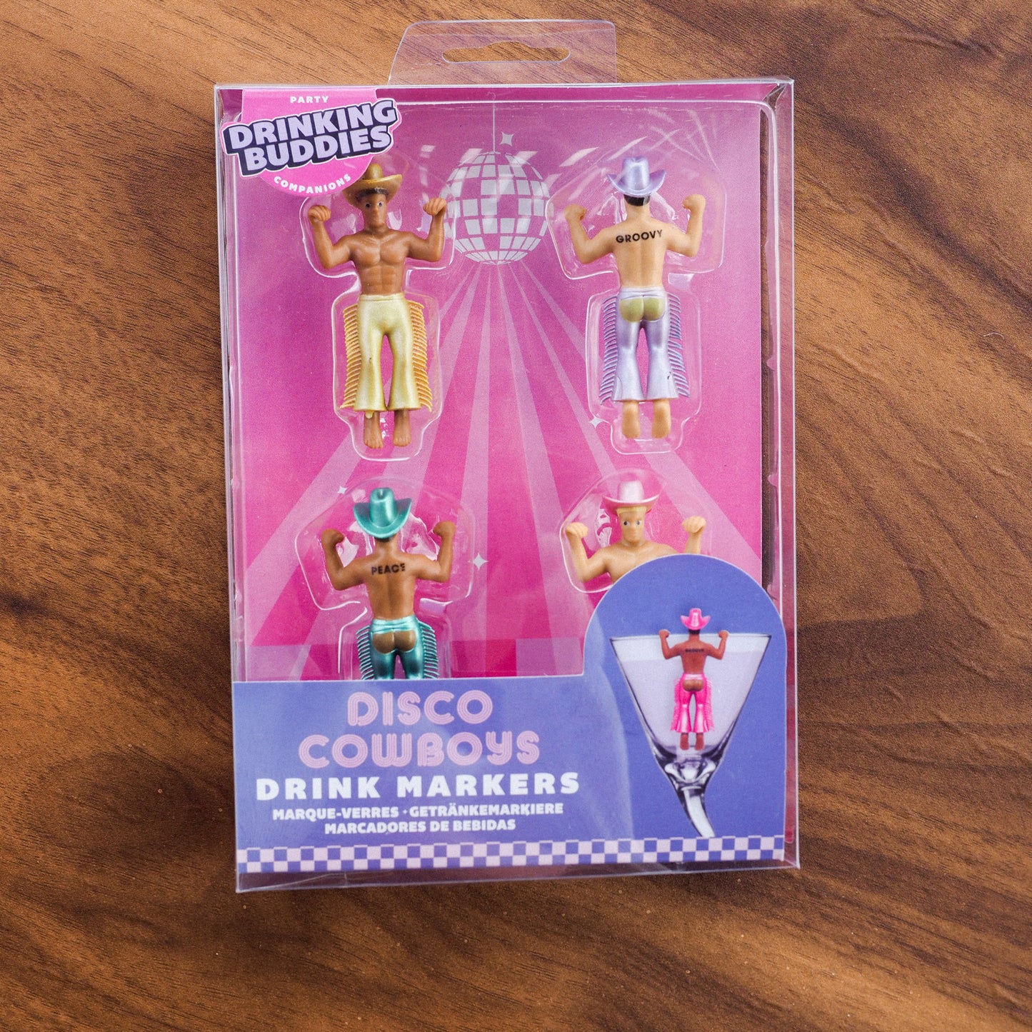 Disco Cowboy Drink Markers - Intrigue Ink Visit Bozeman, Unique Shopping Boutique in Montana, Work from Home Clothes for Women