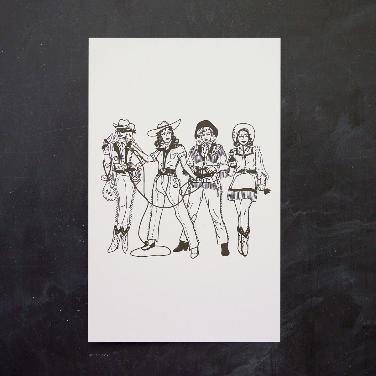 "Lady Gang" Poster - Intrigue Ink Visit Bozeman, Unique Shopping Boutique in Montana, Work from Home Clothes for Women