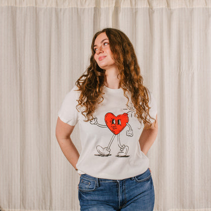 "Love Bomb" Tee - Intrigue Ink Visit Bozeman, Unique Shopping Boutique in Montana, Work from Home Clothes for Women