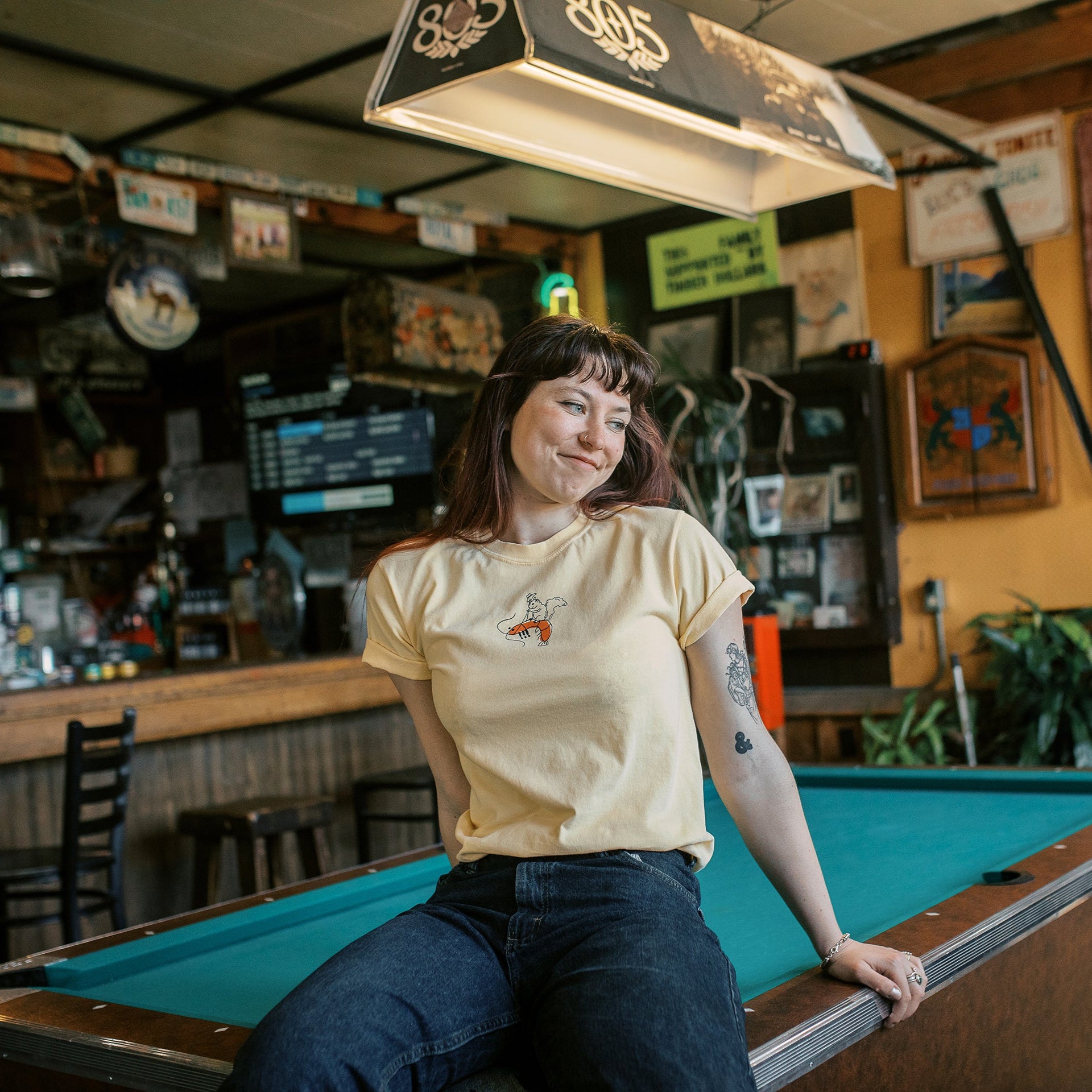 "Montana Surf 'N' Turf" Tee - Intrigue Ink Visit Bozeman, Unique Shopping Boutique in Montana, Work from Home Clothes for Women