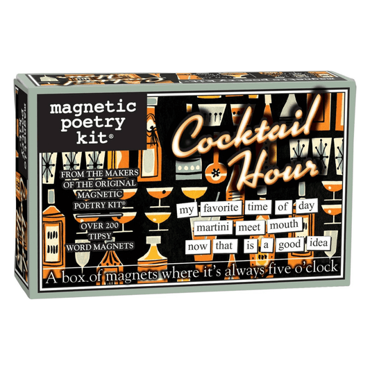 Cocktail Hour Magnetic Poetry Kit - Intrigue Ink Visit Bozeman, Unique Shopping Boutique in Montana, Work from Home Clothes for Women