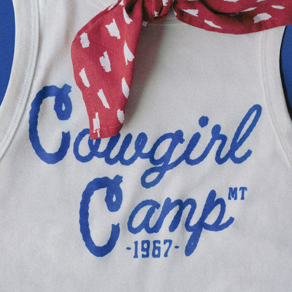 Cowgirl Camp Tank - Intrigue Ink Visit Bozeman, Unique Shopping Boutique in Montana, Work from Home Clothes for Women