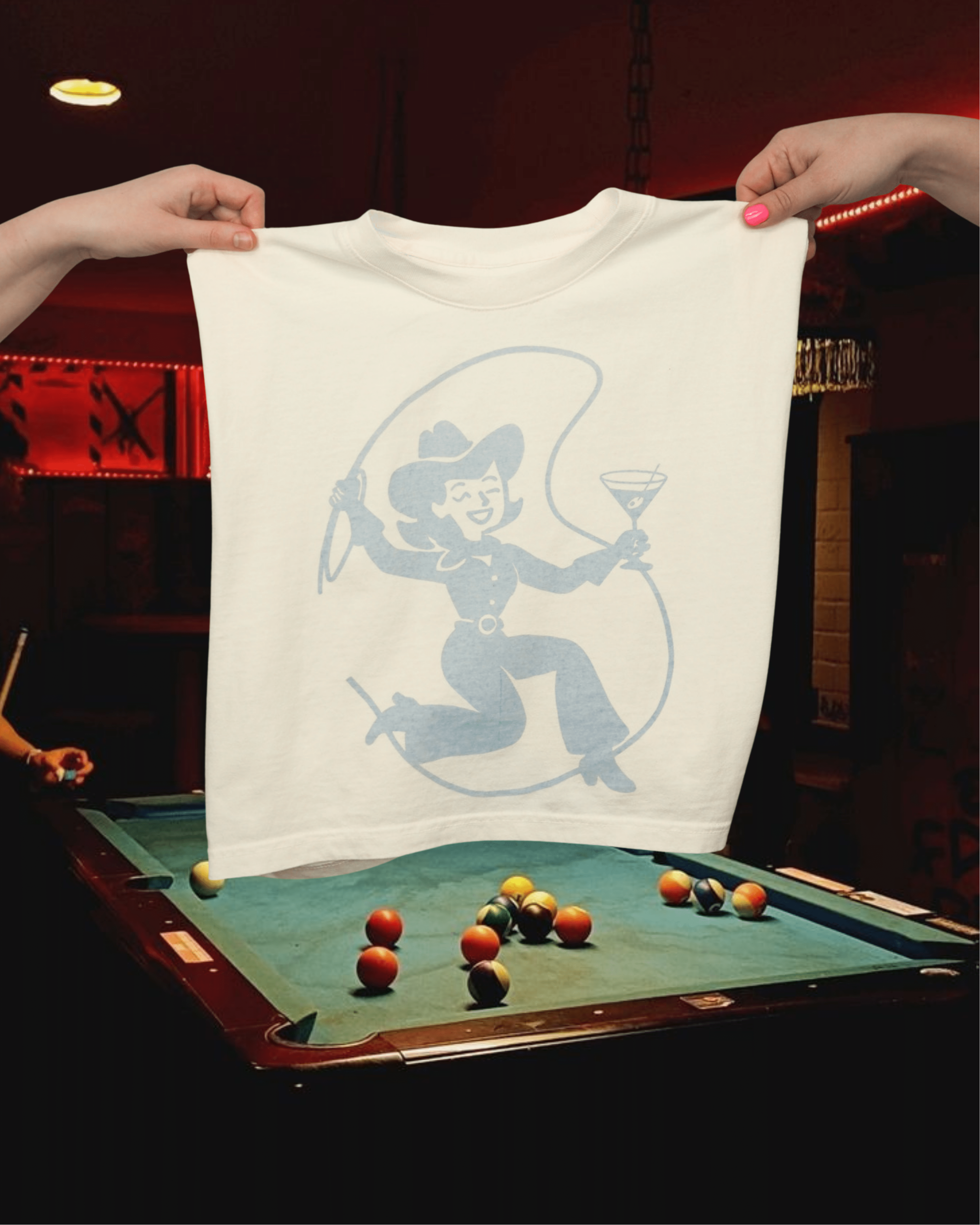 "Cowgirl Cocktail" Muscle Tank - Intrigue Ink Visit Bozeman, Unique Shopping Boutique in Montana, Work from Home Clothes for Women