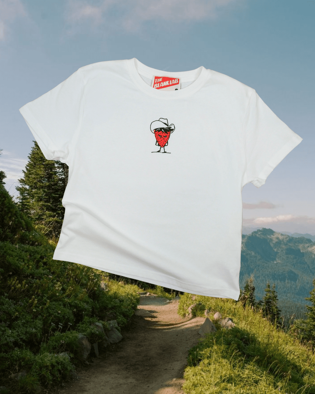 "Bad Strawberry" Perfect Tee - Intrigue Ink Visit Bozeman, Unique Shopping Boutique in Montana, Work from Home Clothes for Women