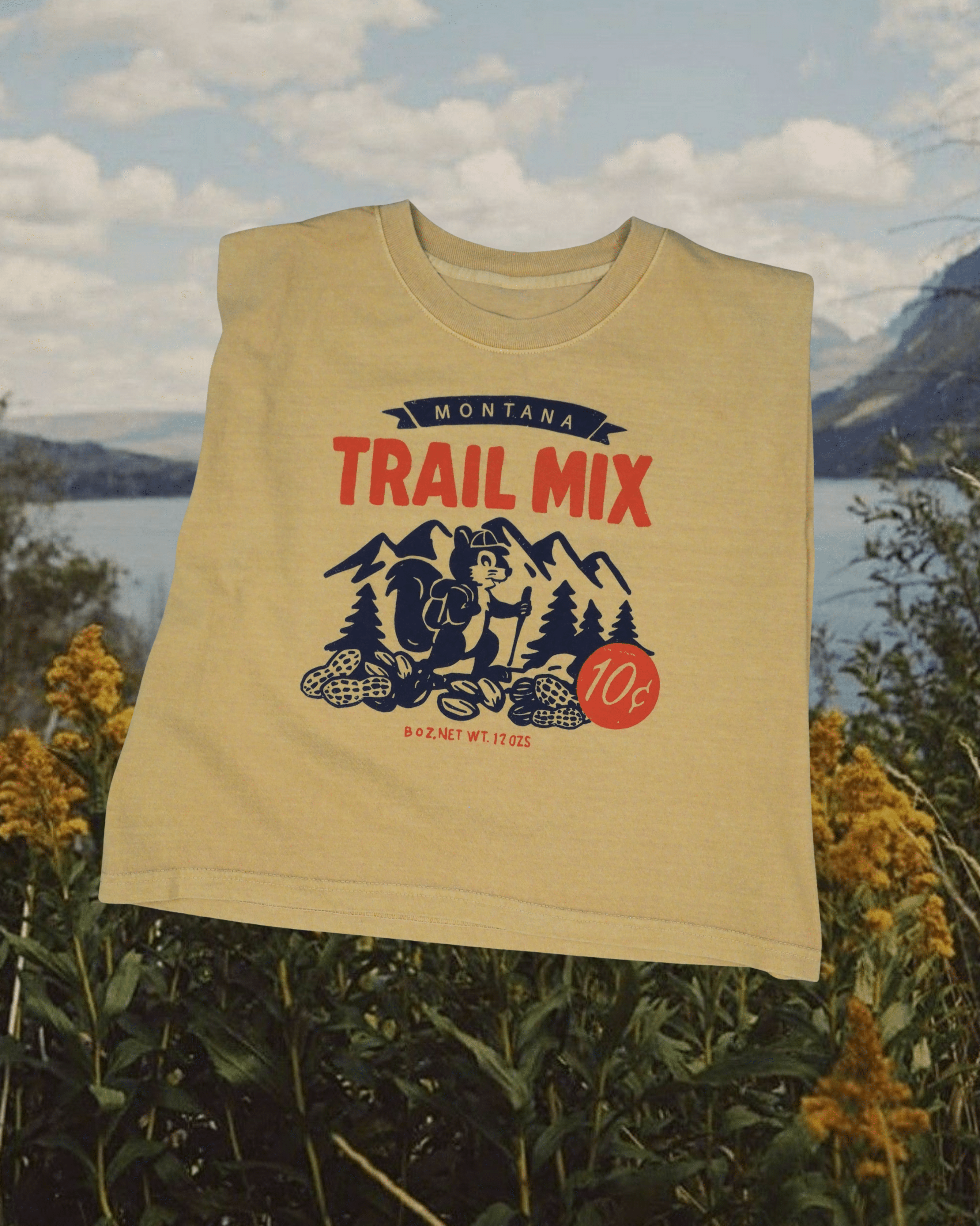 "Montana Trail Mix" Muscle Tank - Intrigue Ink Visit Bozeman, Unique Shopping Boutique in Montana, Work from Home Clothes for Women