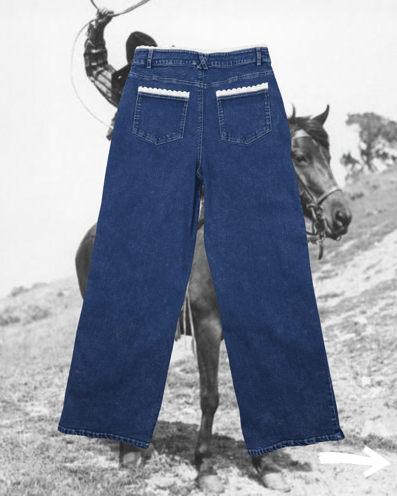 High Waist Trim Detailed Wide Leg Jeans - Intrigue Ink Visit Bozeman, Unique Shopping Boutique in Montana, Work from Home Clothes for Women