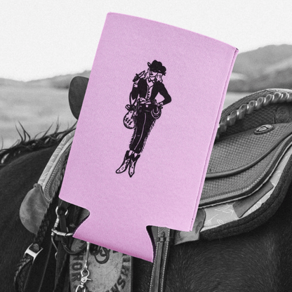 Lady Gang Saloon Bachelorette Koozies - Intrigue Ink Visit Bozeman, Unique Shopping Boutique in Montana, Work from Home Clothes for Women