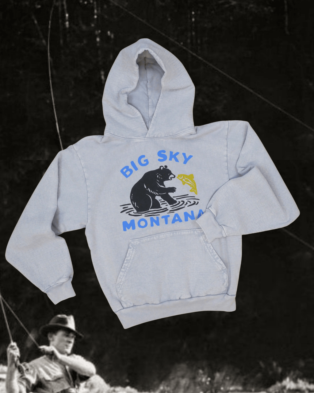 "Catch of the Day" Hoodie - Intrigue Ink Visit Bozeman, Unique Shopping Boutique in Montana, Work from Home Clothes for Women