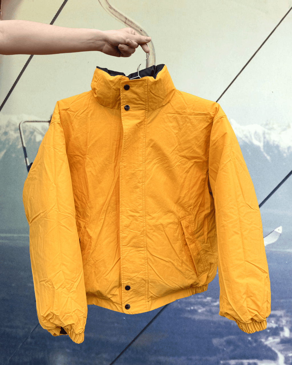 Reversible Puffer Jacket - Black/Yellow - Intrigue Ink Visit Bozeman, Unique Shopping Boutique in Montana, Work from Home Clothes for Women