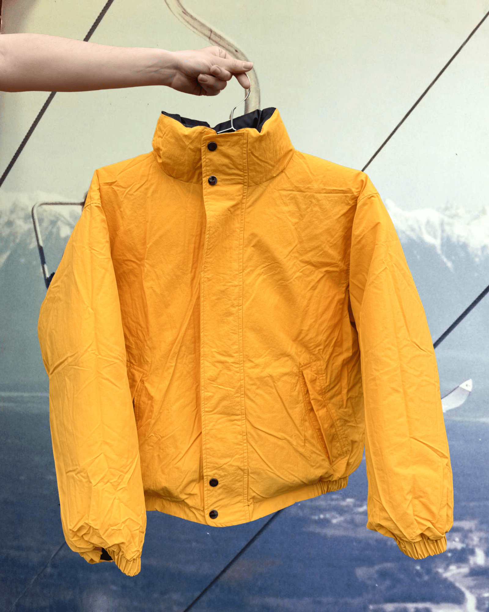 Reversible Puffer Jacket - Black/Yellow - Intrigue Ink Visit Bozeman, Unique Shopping Boutique in Montana, Work from Home Clothes for Women