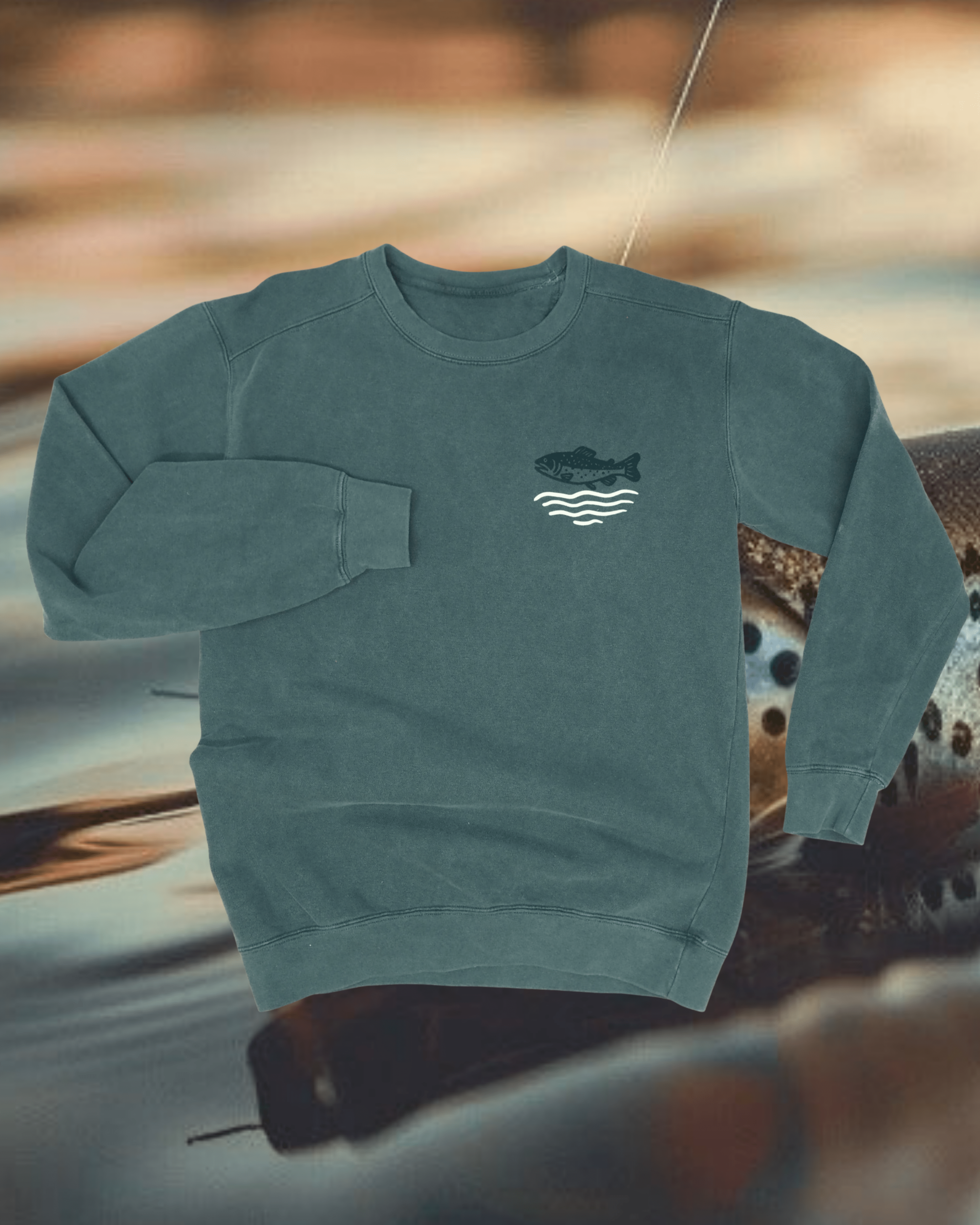 "Wild Trout" Pullover - Intrigue Ink Visit Bozeman, Unique Shopping Boutique in Montana, Work from Home Clothes for Women