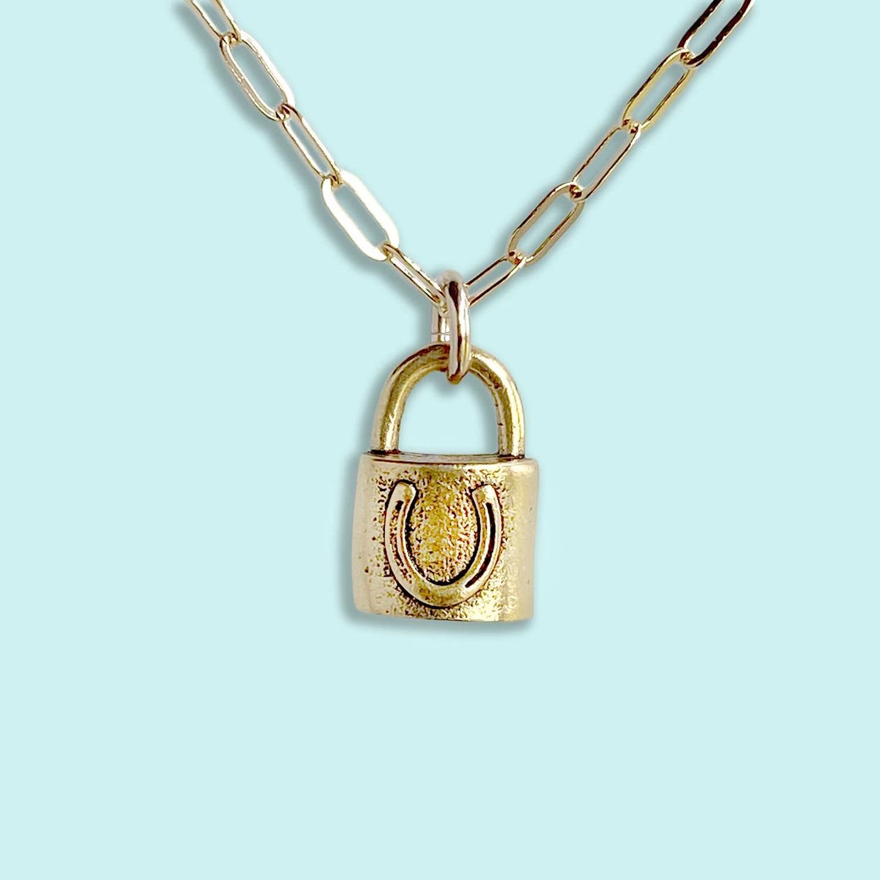 Love Lock Necklace - Intrigue Ink Visit Bozeman, Unique Shopping Boutique in Montana, Work from Home Clothes for Women