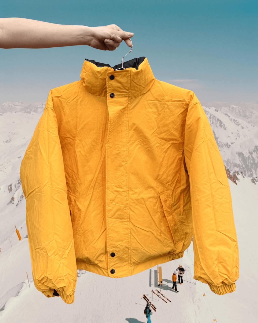 Reversible Puffer Jacket - Black/Yellow - Intrigue Ink Visit Bozeman, Unique Shopping Boutique in Montana, Work from Home Clothes for Women