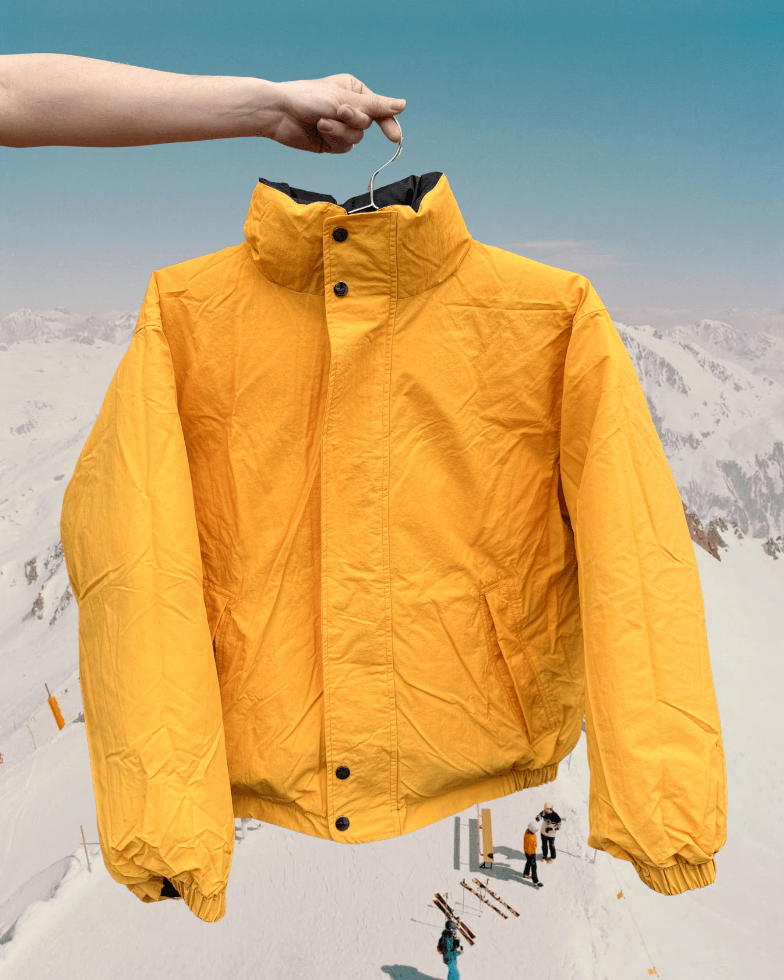 Reversible Puffer Jacket - Black/Yellow - Intrigue Ink Visit Bozeman, Unique Shopping Boutique in Montana, Work from Home Clothes for Women