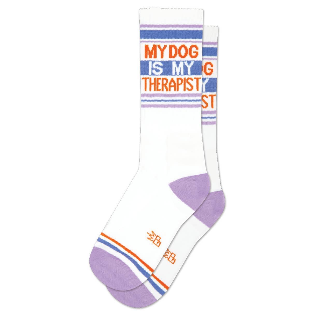 My Dog Is My Therapist Gym Crew Socks - Intrigue Ink Visit Bozeman, Unique Shopping Boutique in Montana, Work from Home Clothes for Women