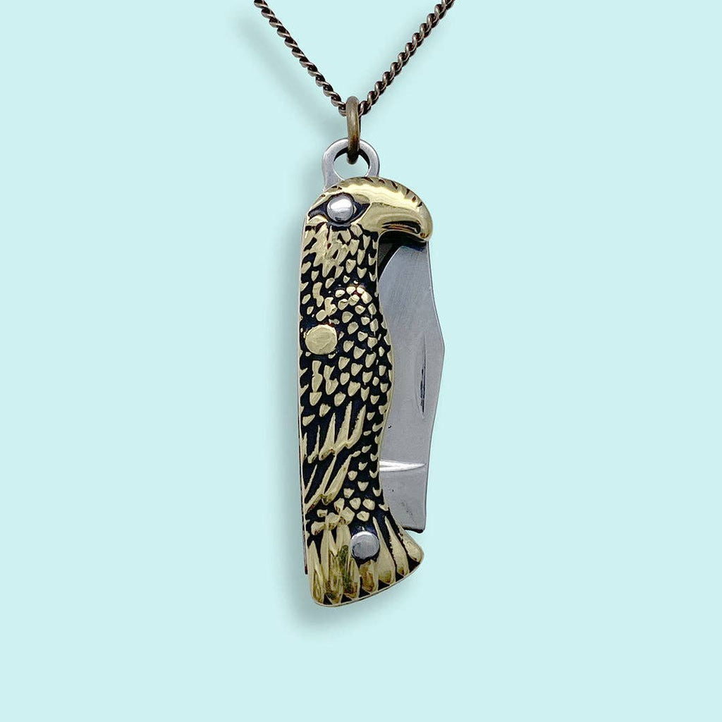 Bird Knife Necklace - Intrigue Ink Visit Bozeman, Unique Shopping Boutique in Montana, Work from Home Clothes for Women