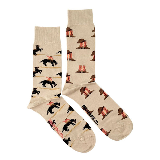 Mens Socks Western Mismatched - Intrigue Ink Visit Bozeman, Unique Shopping Boutique in Montana, Work from Home Clothes for Women