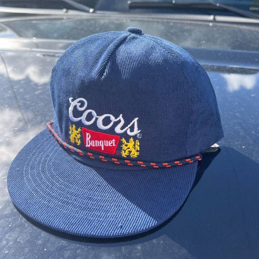 Coors Banquet Corduroy Colored Rope Snapback Hat - Intrigue Ink Visit Bozeman, Unique Shopping Boutique in Montana, Work from Home Clothes for Women