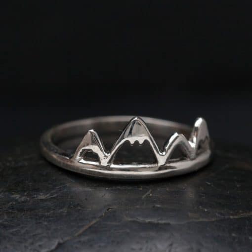 Sterling Silver Mountain Ring - Intrigue Ink Visit Bozeman, Unique Shopping Boutique in Montana, Work from Home Clothes for Women