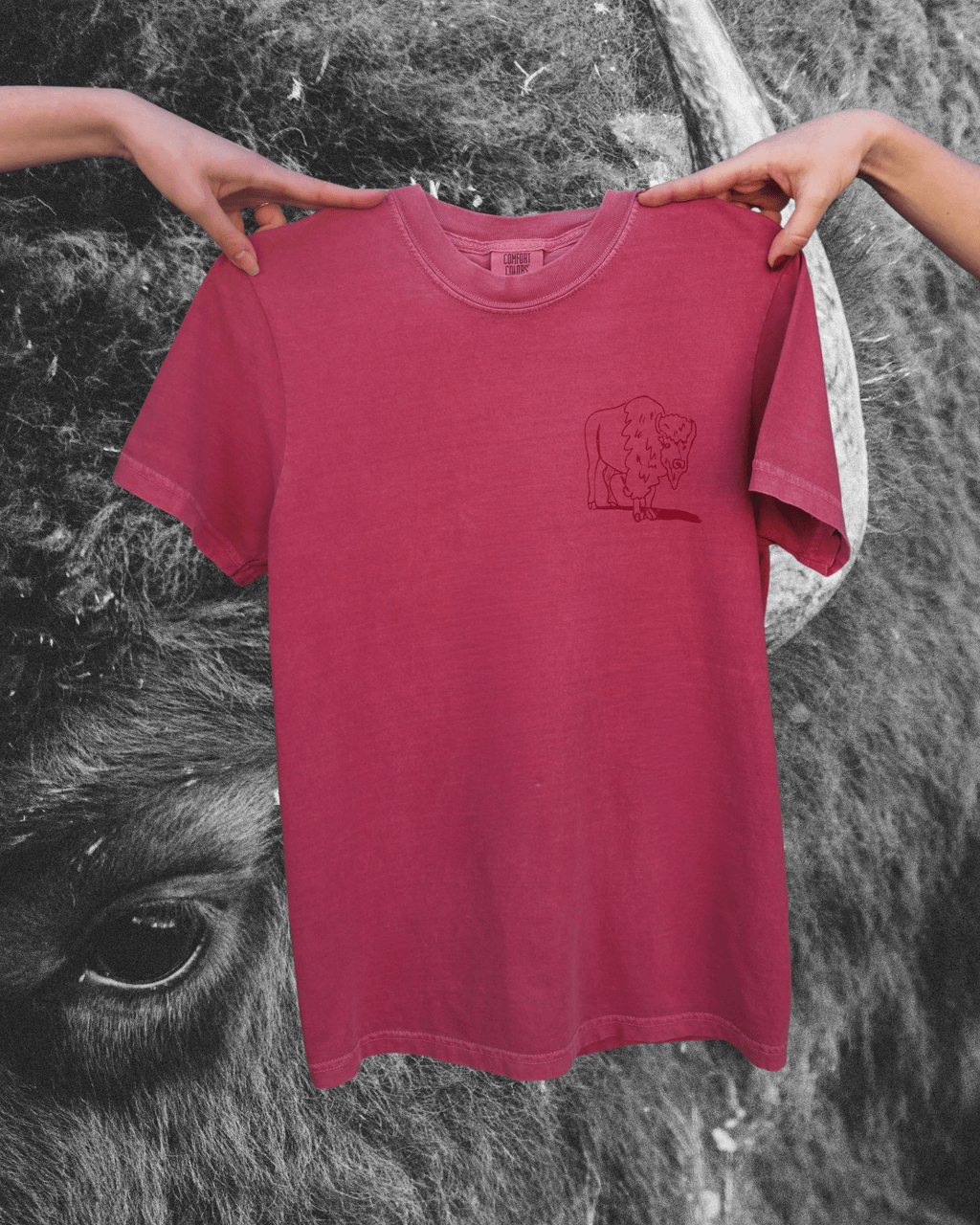 "Traffic Jam" Tee in Brick - Intrigue Ink Visit Bozeman, Unique Shopping Boutique in Montana, Work from Home Clothes for Women