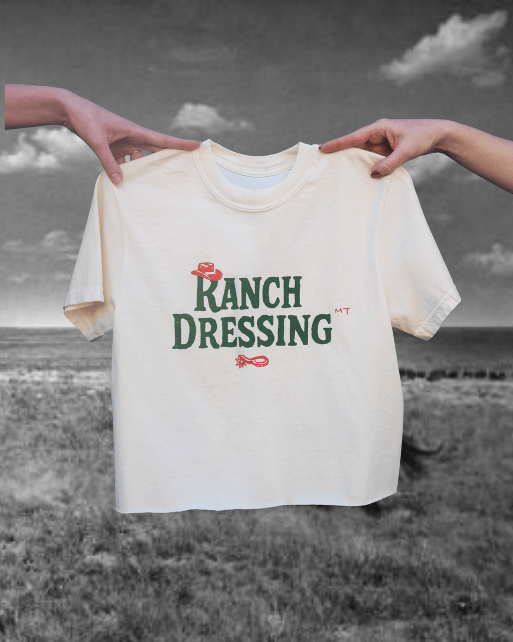 "Ranch Dressing" Raw Hem Crop - Intrigue Ink Visit Bozeman, Unique Shopping Boutique in Montana, Work from Home Clothes for Women