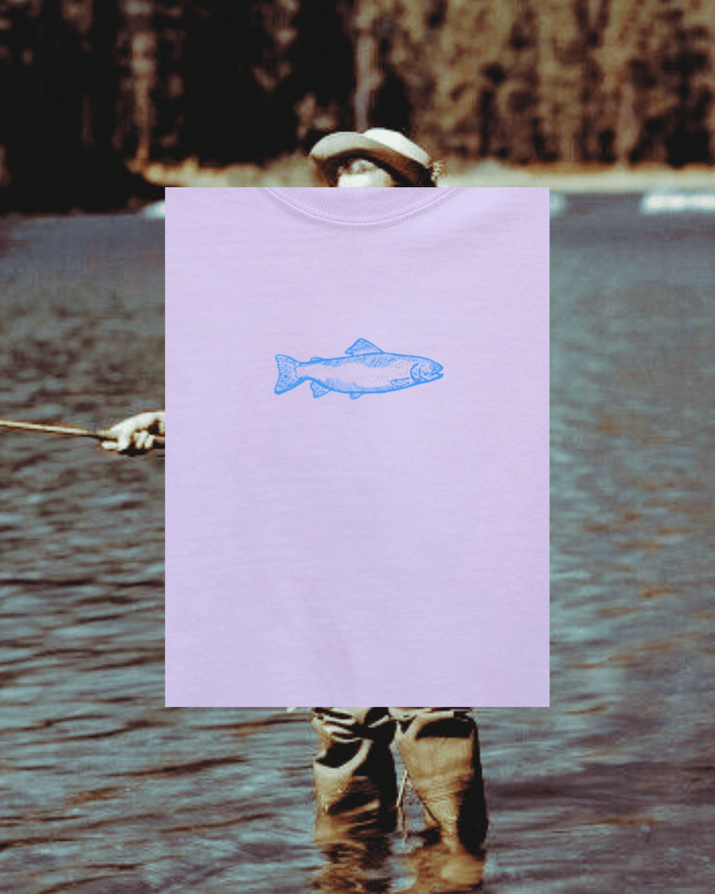 "Swims with the Fishes" Raw Hem Crop in Orchid - Intrigue Ink Visit Bozeman, Unique Shopping Boutique in Montana, Work from Home Clothes for Women