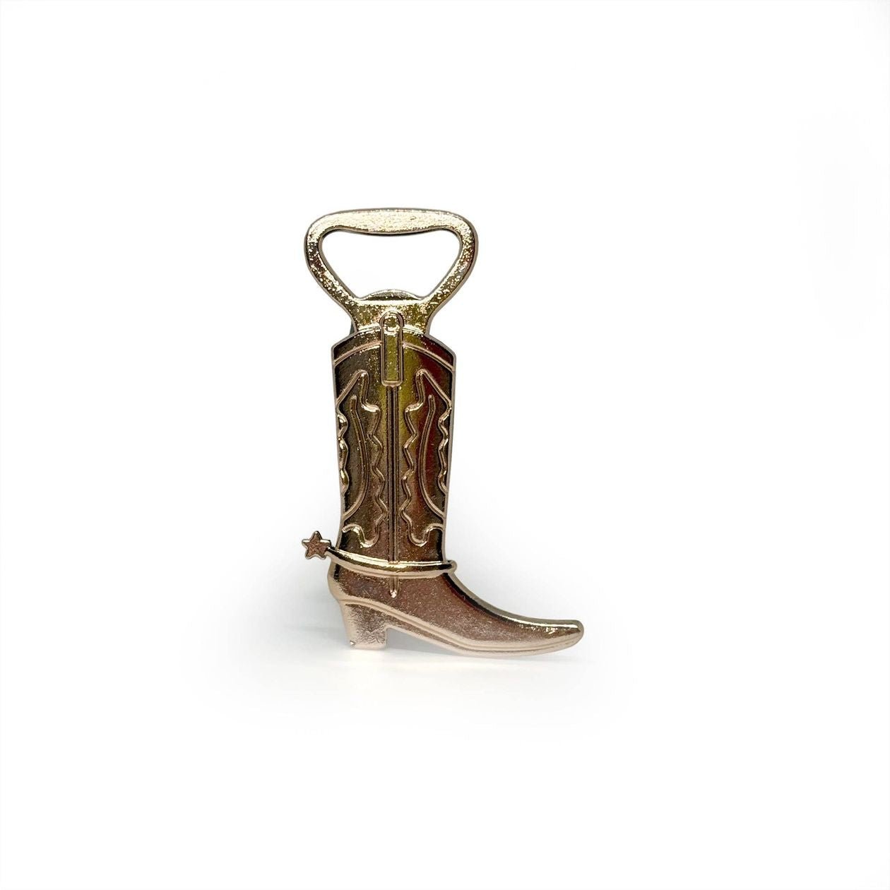 Honky Tonk Cowboy Boot Bottle Opener - Intrigue Ink Visit Bozeman, Unique Shopping Boutique in Montana, Work from Home Clothes for Women